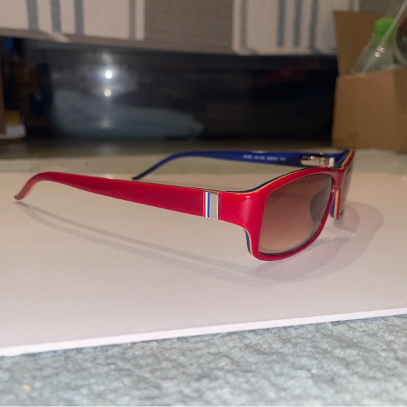 ✨ NOS Just Cavalli JC183 Red & Blue Oval Sunglasses | Pristine NWOT ✨ - Picture 2 of 16